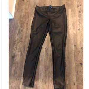Express faux leather leggings